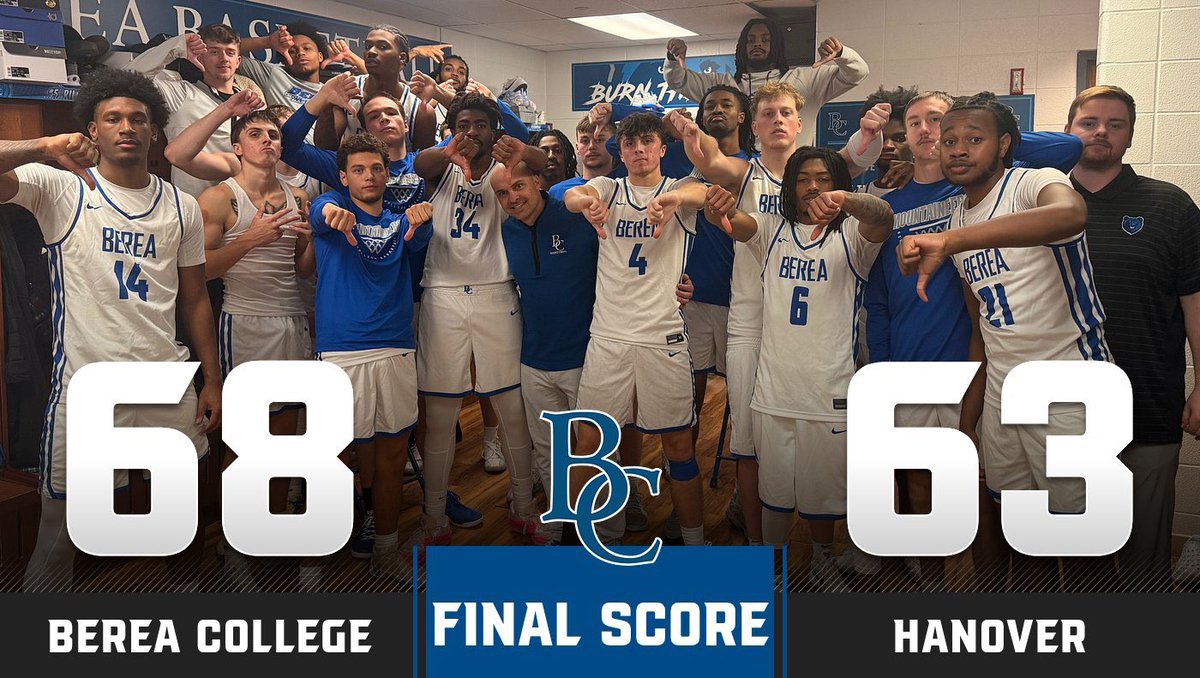 Berea College Men's Basketball tweet media