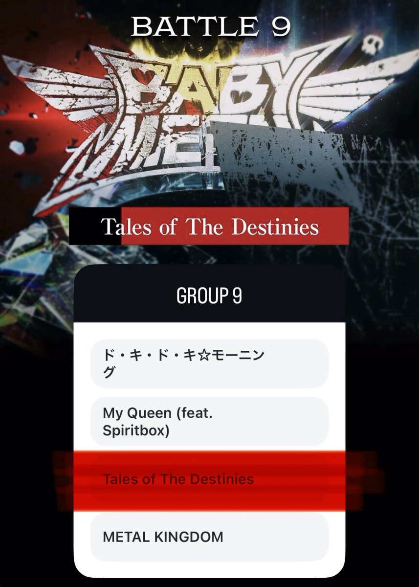 HIGATOM1's tweet image. #MOAMETAL

&quot;BABYMETAL 15 LEGEND SONGS TOURNAMENT&quot;

1st STAGE - THE CHOSEN 30

生で観たいんすよ!!
ブログレッシブ
生で聴きたいんすよ!!
組曲 × 演舞 の 領域展開
今こそ観たいんデス!! T(  &amp;gt; ·̫ &amp;lt;)D✧*｡