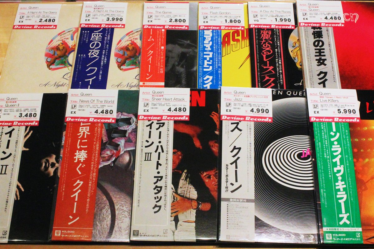 入荷したて」のご紹介です ◇ほぼすべて帯付き/LPレコード◇#Queen
