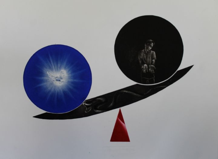 OlexaJ's tweet photo. Art of the Day! "The Holy Spirit and indifference". Buy at: https://t.co/DmrDfu7XGm https://t.co/2sr54xsgXK