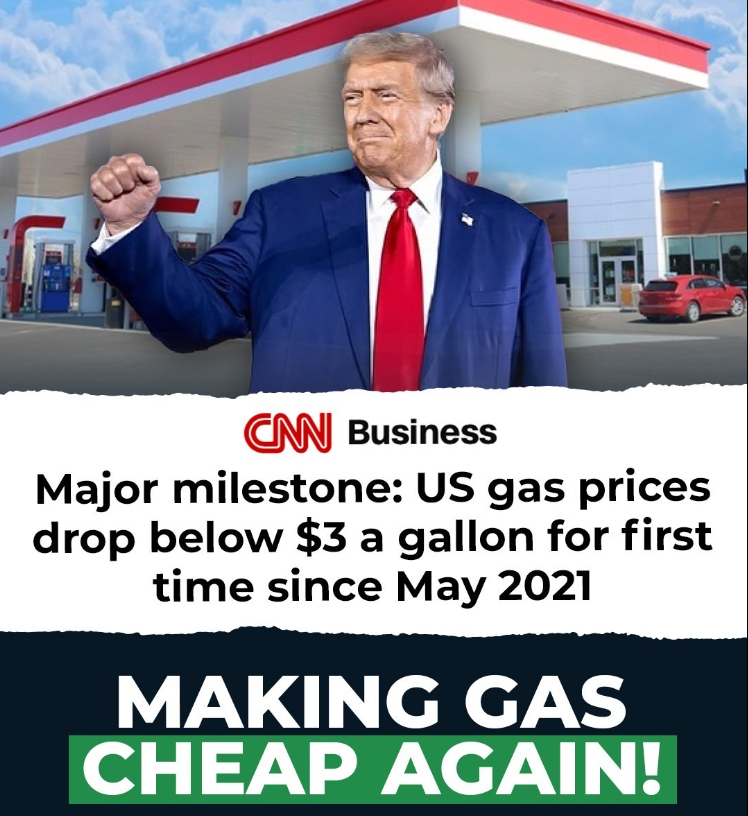 When I filled up my car today, the price was $2.79/gallon.