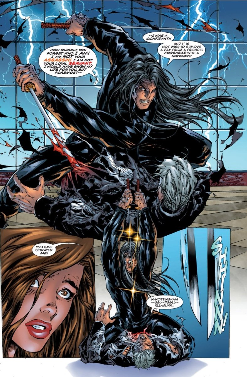 DailyTurnerArt's tweet photo. Witchblade #8 pgs 6
(1996), inks by D-Tron, colors by J.D. Smith, letters by Dennis Heisler
@TopCow #Witchblade #SaraPezzini #IanNottingham #KennethIrons #MichaelTurner https://t.co/Fa4v8ZG2Tp