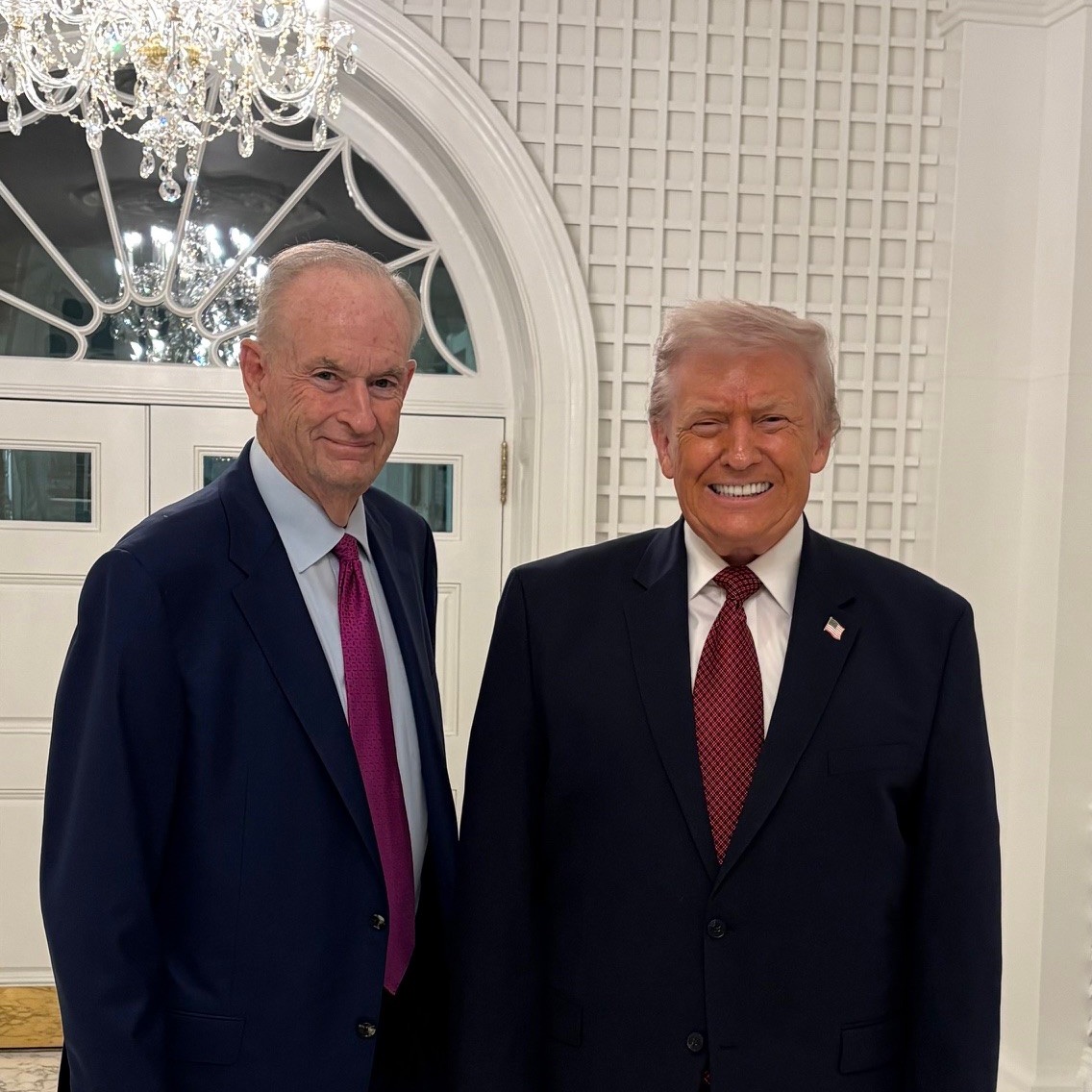 BillOReilly's tweet image. .@realDonaldTrump at the White House.