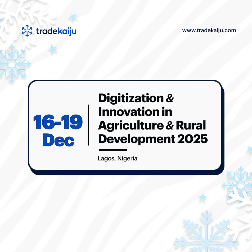 Don't miss out! We've put together a list of exciting agro events happening this month in the GCC and Africa to help you stay ahead in the field.Be sure to be there!#agriculture #agroevents #africafoodshow #tradeexpo #tradeexpos #tradeexhibition
