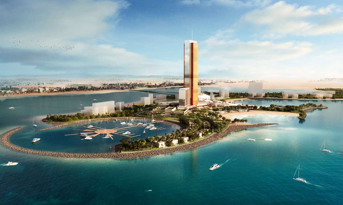 arabnews's tweet photo. They say that what happens in Vegas stays in Vegas … Not anymore - From early 2027, the owners of the @WynnLasVegas will be opening the #WynnAlMarjanisland hotel in the UAE’s Ras Al Khaimah – here’s a look at what to expect https://t.co/ukWRqTdf3n https://t.co/ppfetw9HhS