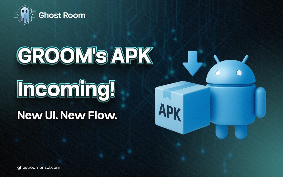 We’ve been tuning the interface in the background and now it’s almost time.
The new GROOM's APK lands with a UI that feels tighter, bolder, and way more alive.

You’ll want to see this one the second it drops.