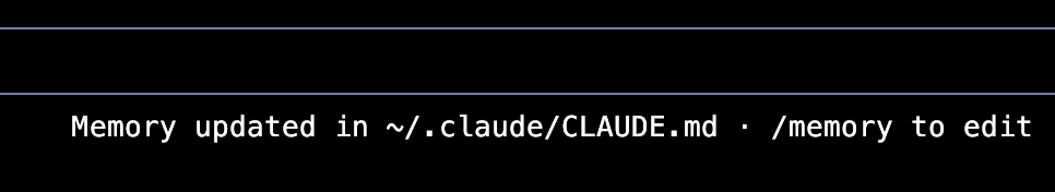 _The_Java_Guy_'s tweet image. Want to quickly add a line to your CLAUDE.md directly from the Claude Code? Just type # your-custom-rule and CC will add it for you and make that new rule immediately available to the context 💪

#claudecode #tip #ai #seniordeveloper