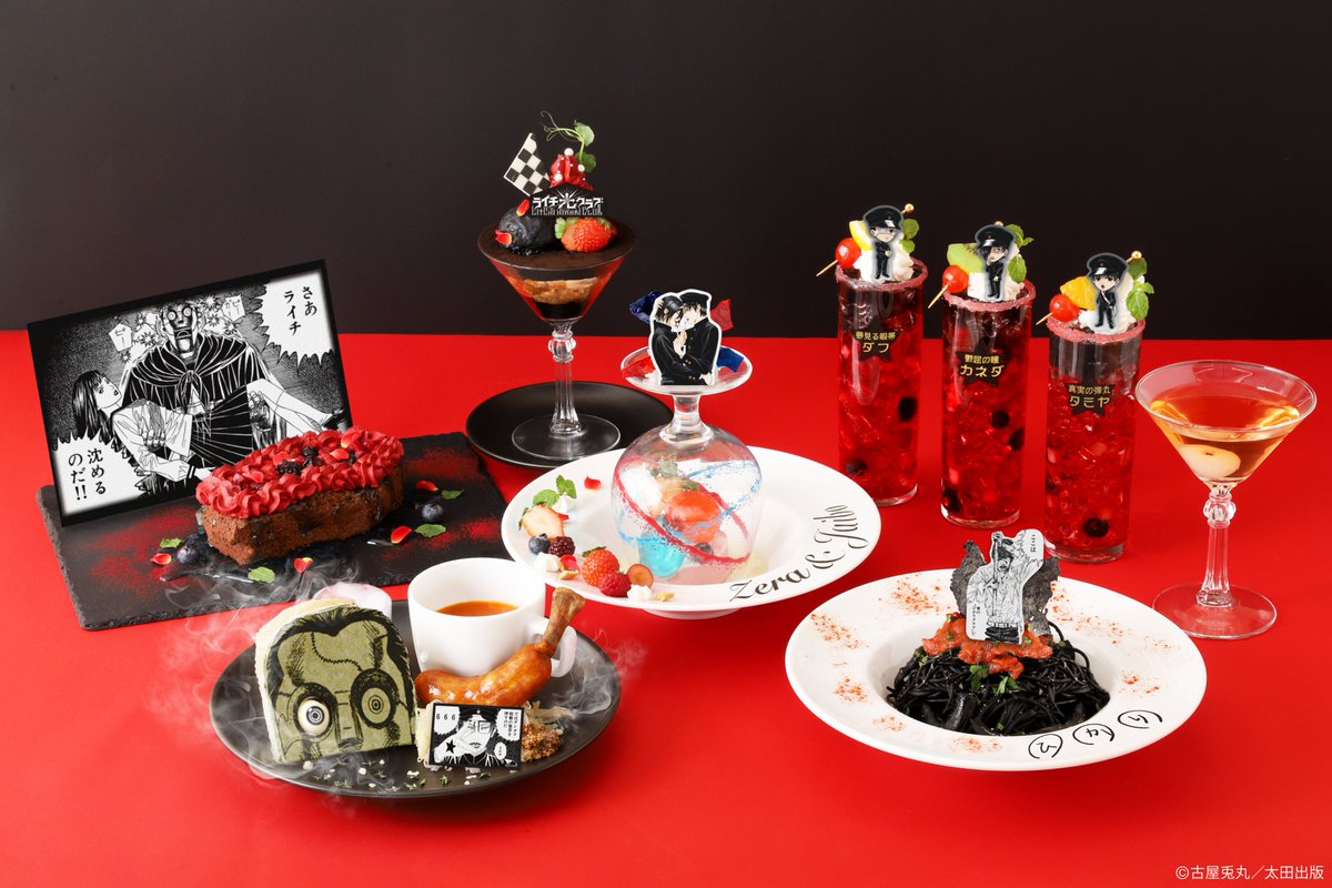 tokyo_parade_'s tweet image. ★ ━━━━━━━━━━━━ ★

　　『 ライチ☆光クラブ 』
　　20th Anniversary Cafe
　渋谷PARCOにて開催決定！🥀

★ ━━━━━━━━━━━━ ★

ライチ☆光クラブ 連載開始20周年を記念して
期間限定のコラボカフェを開催いたします🥀

作中シーンをイメージしたフードや…