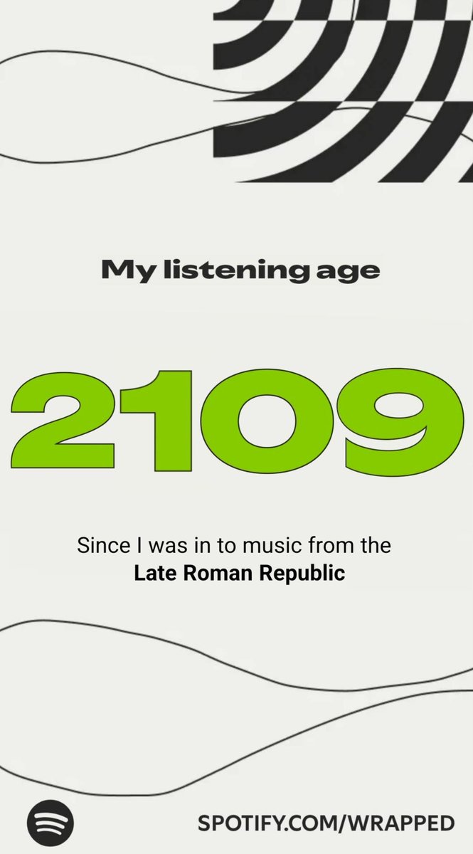 CSMFHT's tweet image. Spotify out here calling me old 😒