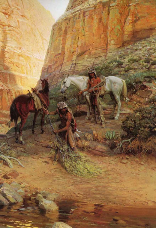 cartographer_s's tweet photo. The Wolfmen - Tom Lovell https://t.co/sUaVT7i4sk