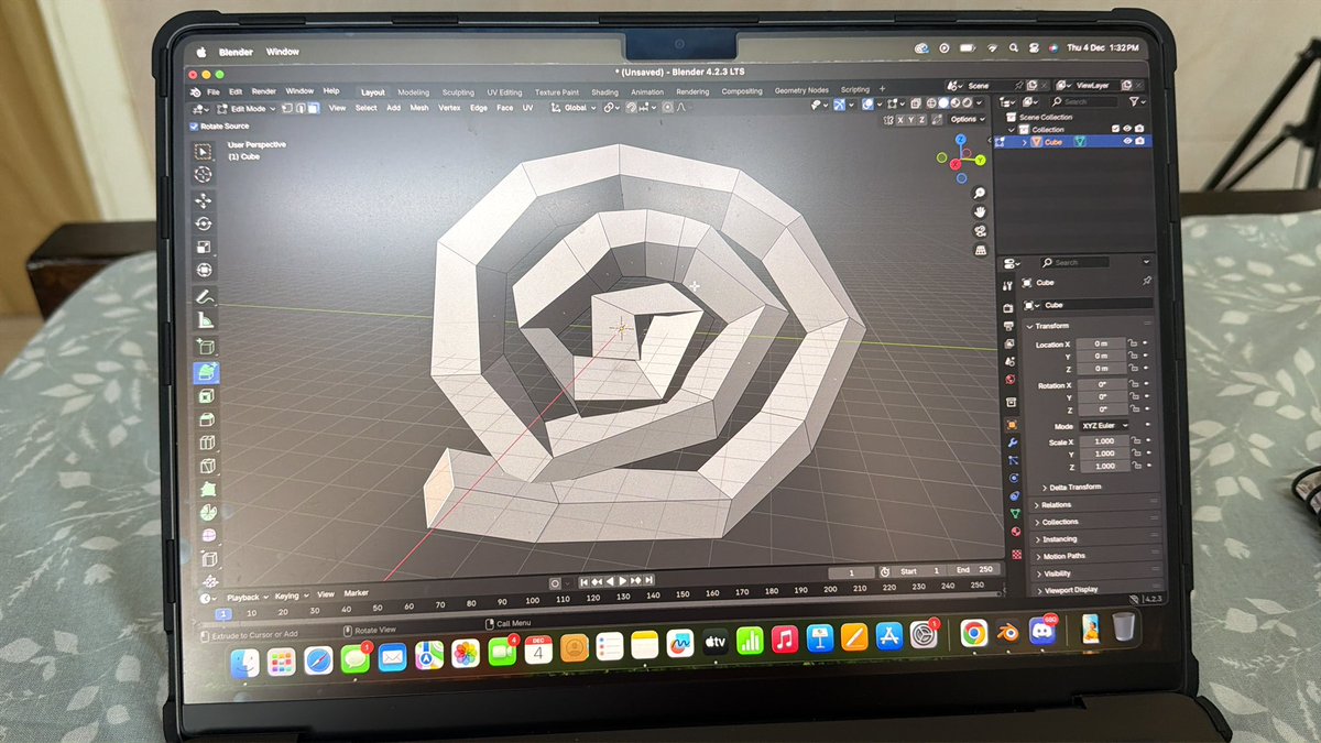 the_codewala's tweet image. Blender is fun
