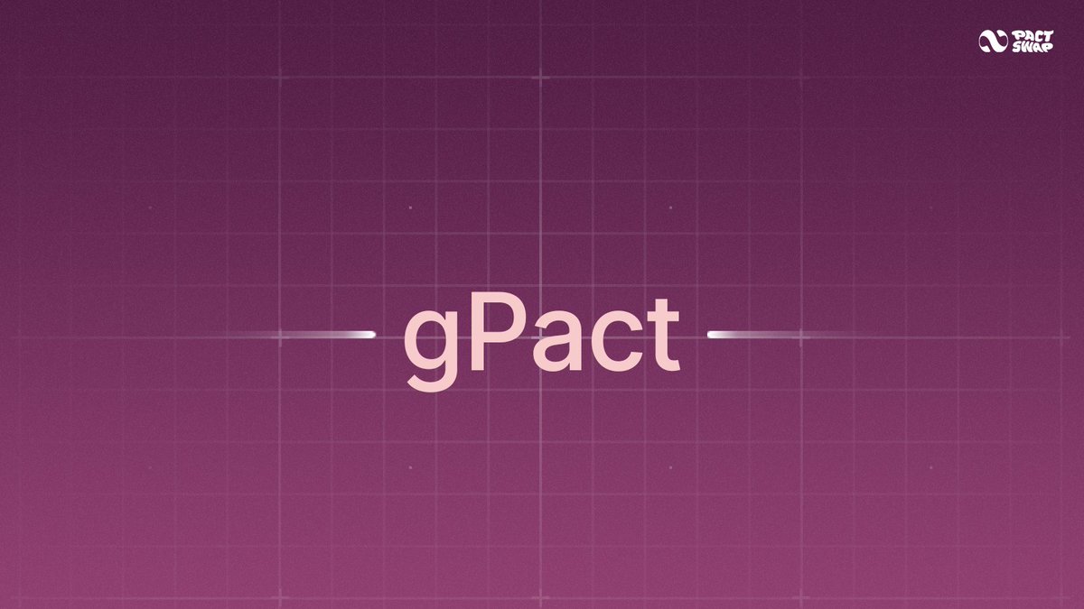 𝗴𝗣𝗮𝗰𝘁 <a href="/Pact_Swap/">Pact Swap Labs</a> ✨

hub.pactswap.io/loyalty?referr…
