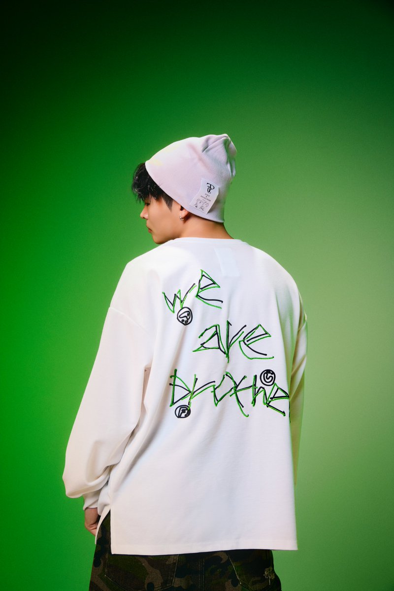 EVRIS PSYCHICFEVER オーバーサイズサーマルロンT サイフィ 💚EVRIS×PSYCHIC FEVER💚 サイキックフィーバーコラボアイテム好評発売