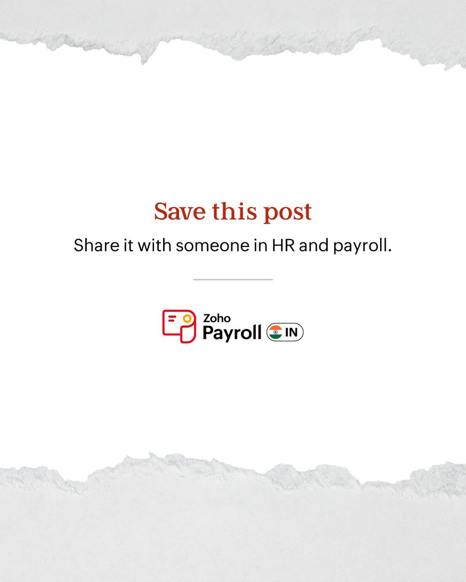 Zoho Payroll tweet media