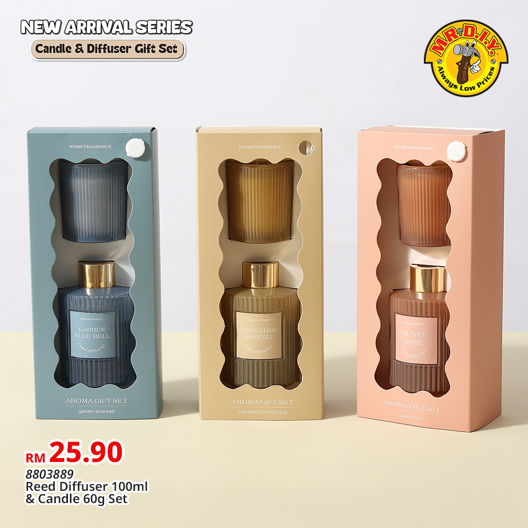 mrdiyMY's tweet photo. Turn your home into a scented paradise 🕯️

Collect this set and make every moment smell as good as it feels.

Shop New Arrival Series now! https://t.co/HbZI2Byg7f