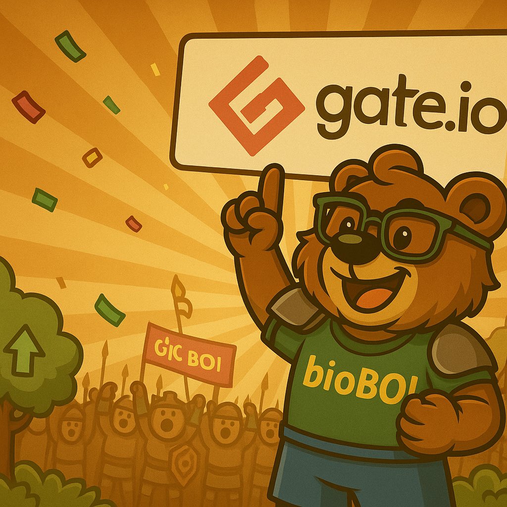 bioboiofficial's tweet image. Gate.io Alpha just spotted bioBOI — and listed us for FREE.
When major platforms add you without a request…
it means they already see the direction of the chart. 😉

Higher lows.
Tight structure.
Pressure building.
Smart eyes know what comes next.

Exchanges are…