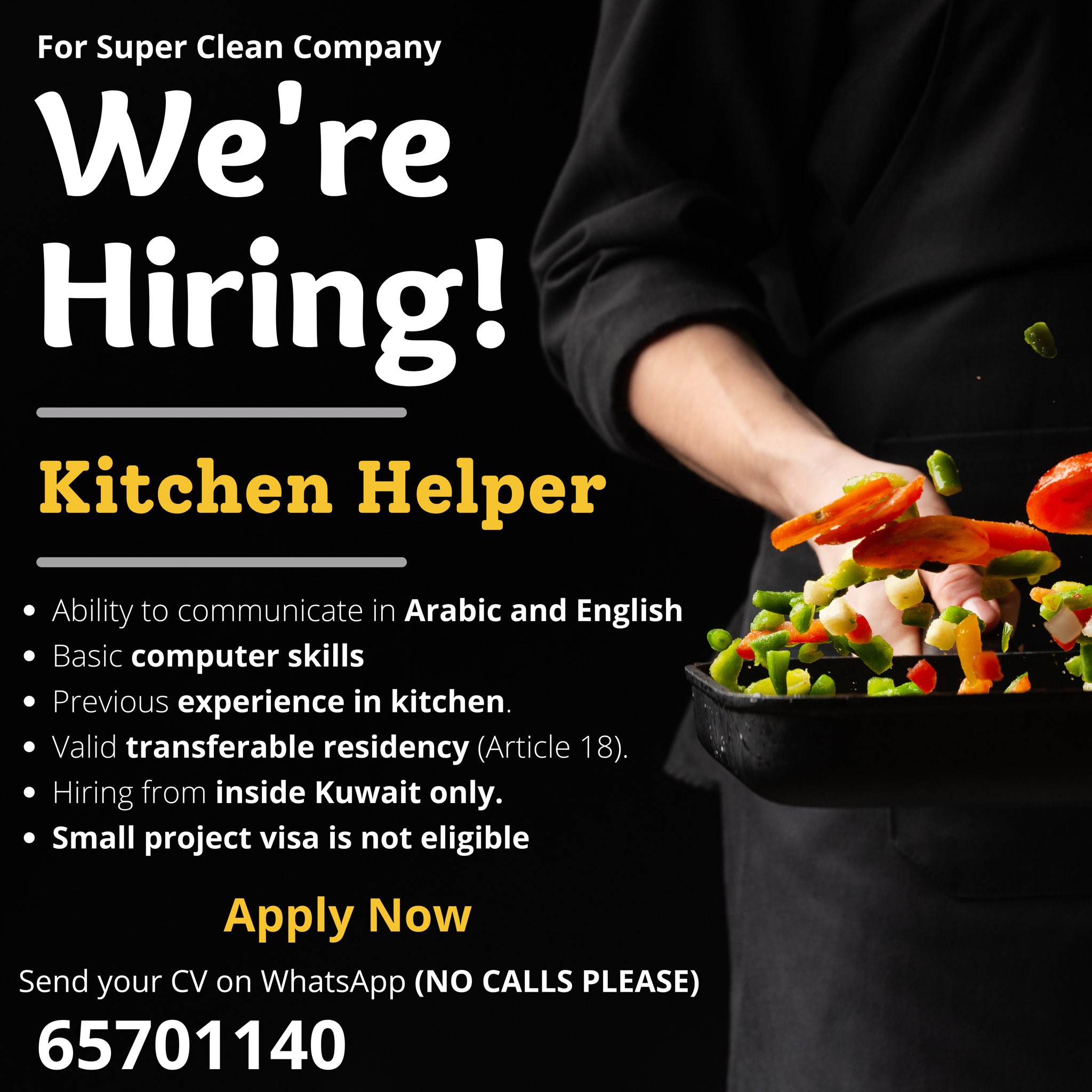 Image Situation Vacant in Kuwait for Multiple positions iiQ8 jobs iik classifies