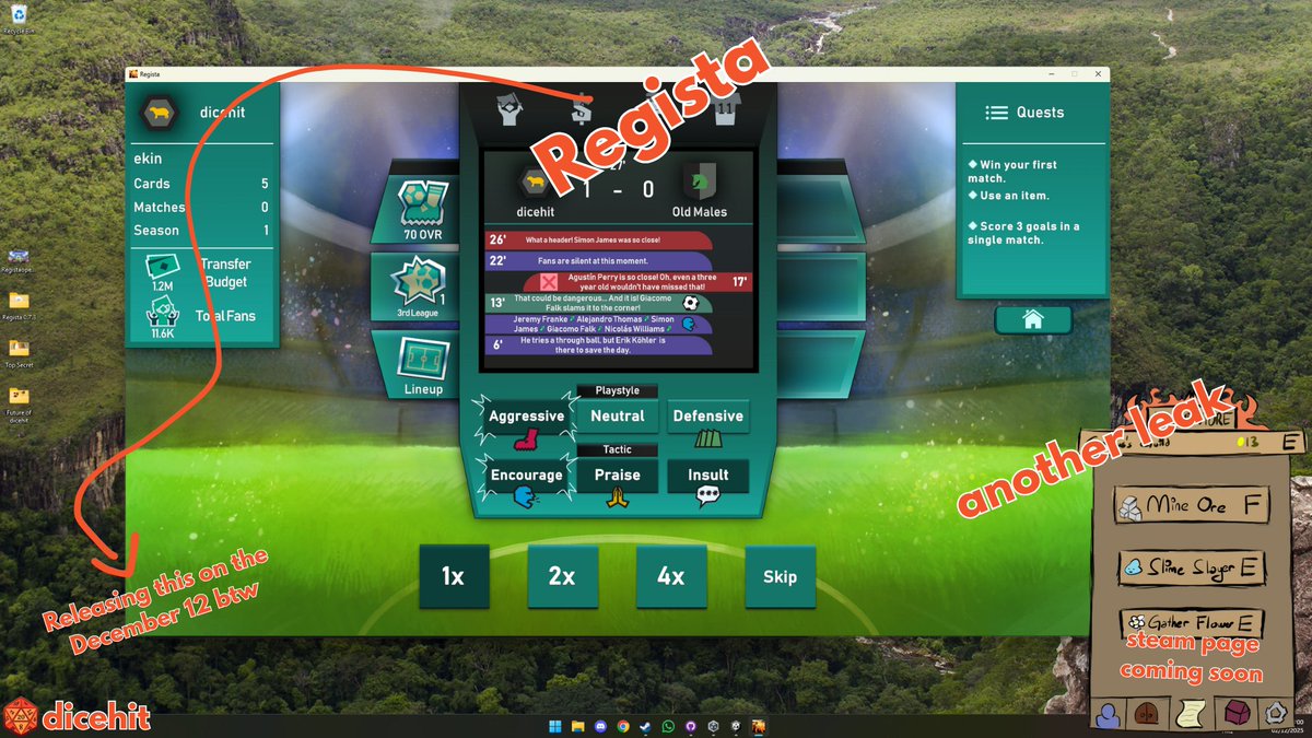 dicehitgamestr's tweet photo. Yatmadığımızın kanıtı çok geçerli sebeplerim

🧙‍♂️Runeveil'i hem görsel hem dizayn sıfırdan yaptık
⚽️Regista artık daha yakışıklı hem de 12sinde çıkıyor
🆕Görsellerde görebileceğiniz üç hiç duyurulmamış oyun

hepsine daha fazla detay çok yakında peş peşe geliyor https://t.co/Z207z1mQhW