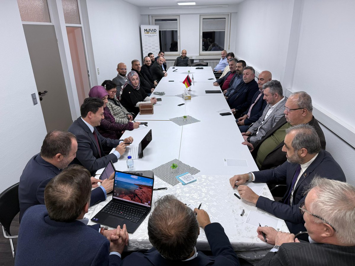 MÜSİAD Genel Merkez’den gelen Genel Başkan Yardımcılarımız ve komisyon başkanlarımızla verimli bir toplantı gerçekleştirdik. 
Ziyaretleri için teşekkür ederiz. <a href="/MUSIAD/">MÜSİAD</a>