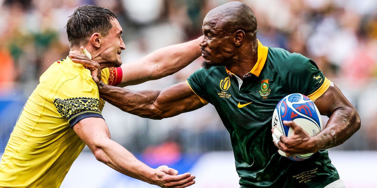 Springboks's tweet image. Did you know, the #Springboks have faced all three their 2027 pool opponents in previous #RugbyWorldCup tournaments - Romania in 1995 and 2023, Georgia in 2003, and Italy in 2019 💚💛
#ForeverGreenForeverGold