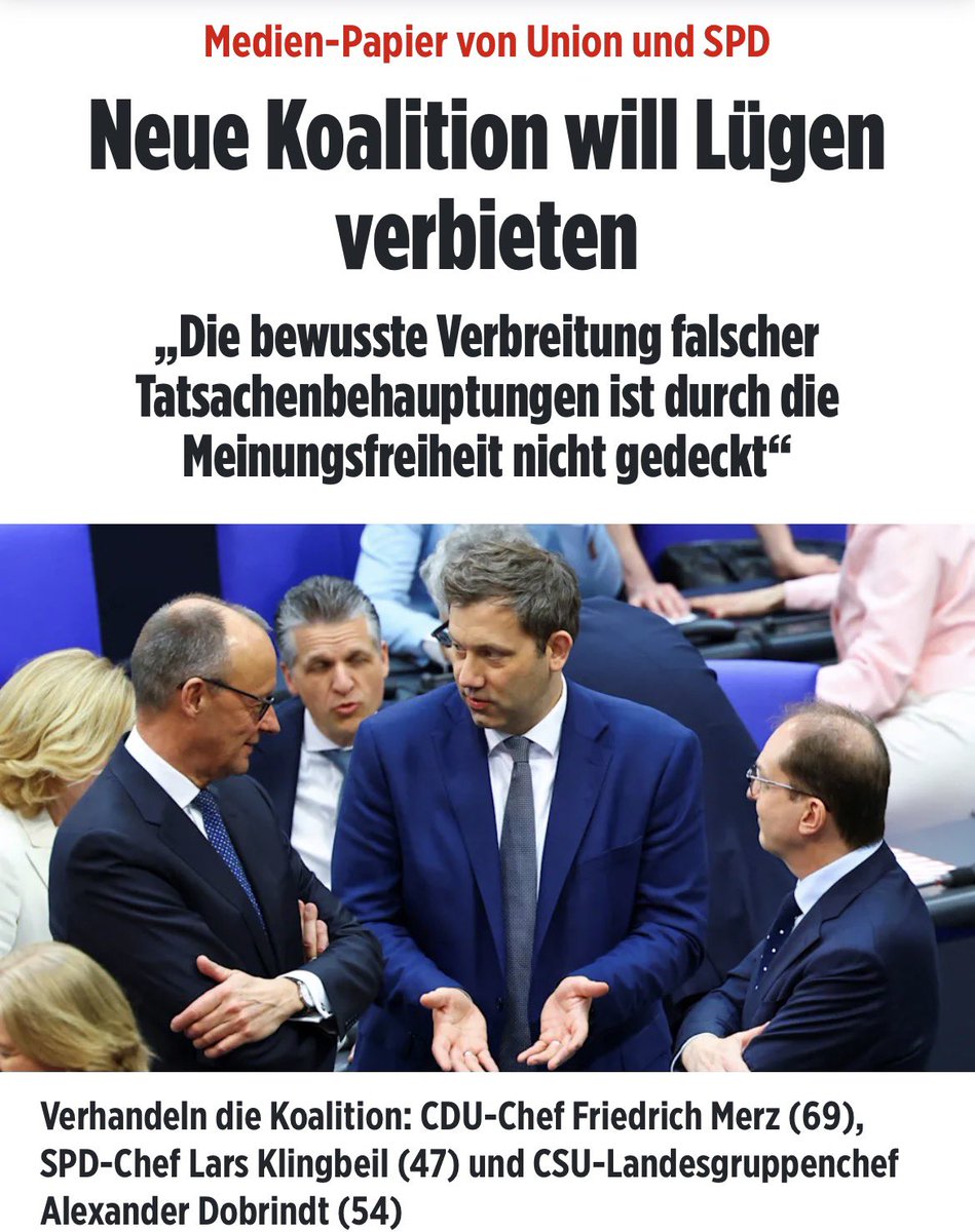 Was dann Lügen sind bestimmt wer?