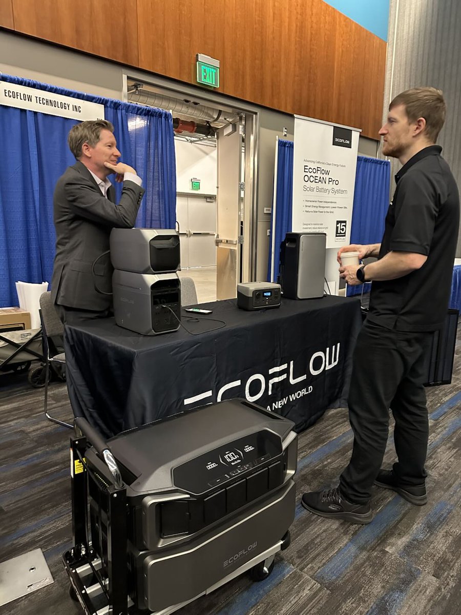 EcoFlowTech's tweet image. First responders protect us. We power them.
At the @CSAC_Counties Summit with @Sunrun and @FootprintPrjct, we’re delivering clean, resilient energy to the volunteer fire districts keeping California safe. #PoweredbyEcoFlow

Learn more about our #PowerforAll Program:…