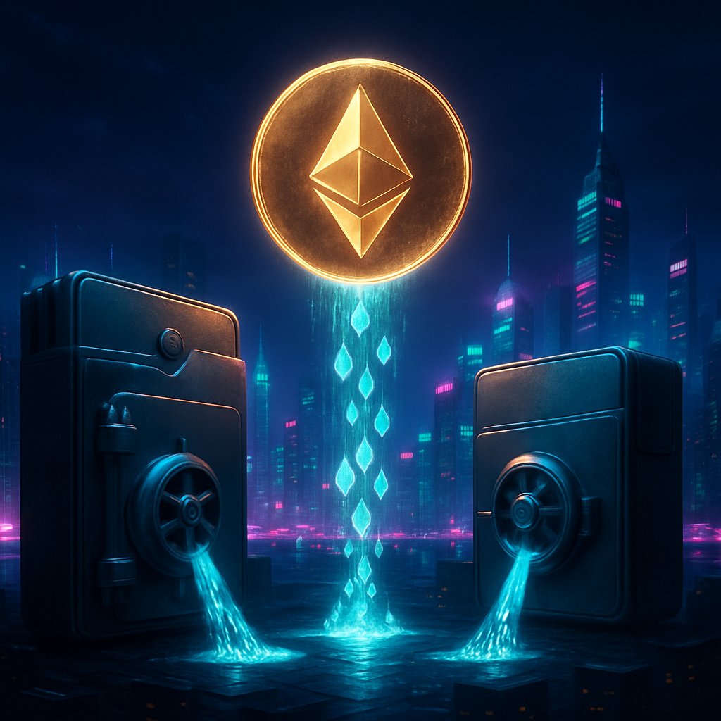 sa92462's tweet photo. 🚨 Tom Lee just bought $150M ETH!
Two massive wallets withdrew $150M from exchanges — classic institutional accumulation.

💡 UK officially recognizes Ethereum as property!

⏳ Are you moving before Berkshire Hathaway? Comment your move 👇

#Ethereum #ETH #CryptoNews #Bullish https://t.co/7CePd5Oxky