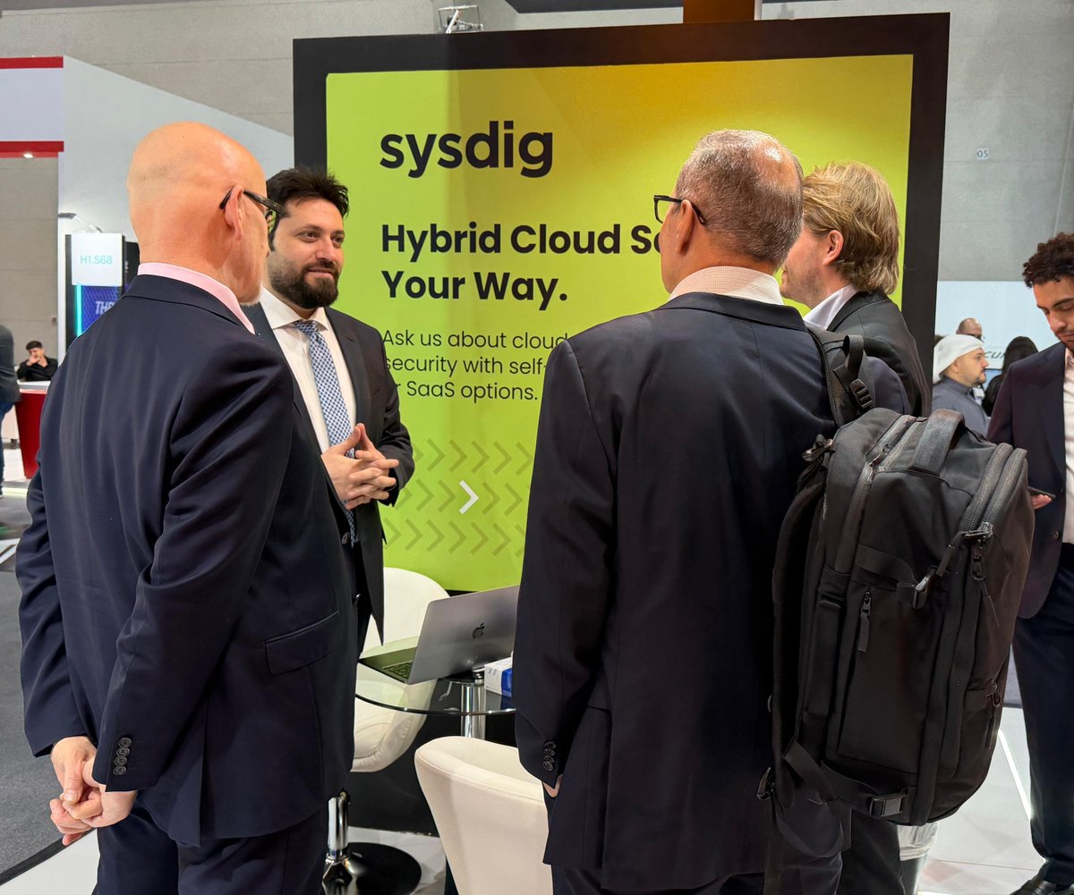 ami_viz's tweet image. Meet @sysdig at the AmiViz booth, Hall 1 | Stand T70 at @Blackhatmea 2025.

Secure containers and Kubernetes with flexible deployment—self-managed for sovereignty or SaaS for speed, with the same visibility.

#CloudSecurity #ContainerSecurity #Sysdig #AmiViz
