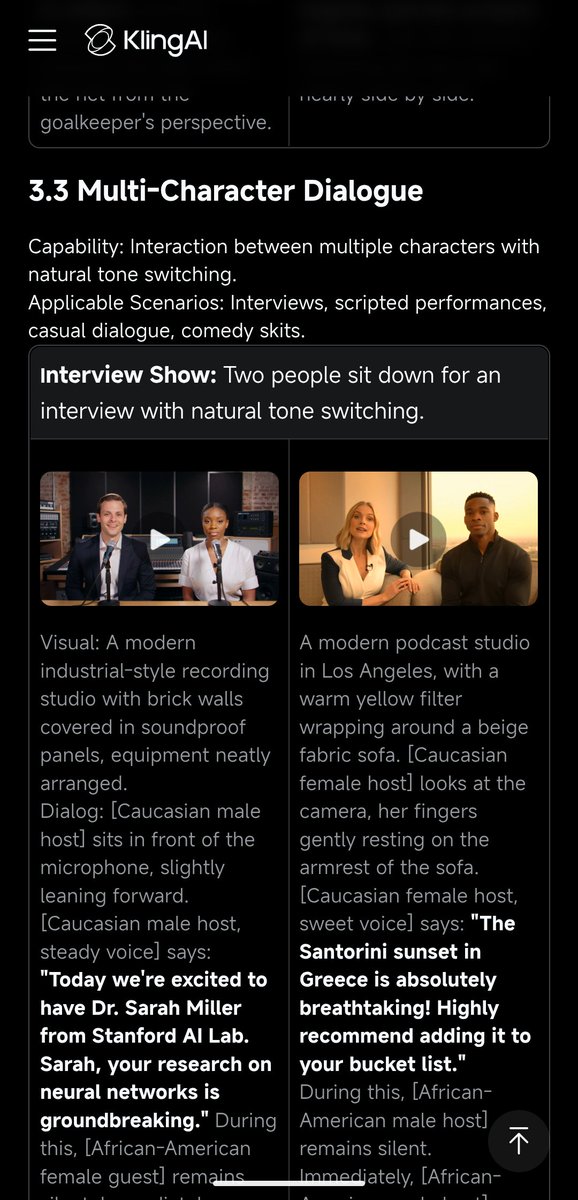 JoeTalksAI's tweet image. If you're having challenges with @Kling_ai 2.6 adhering to multi-character dialogue, check the prompt formats here, it will save you time, sanity and credits! app.klingai.com/global/quickst…

#AI #Kling26 #aivideo #promptengineering