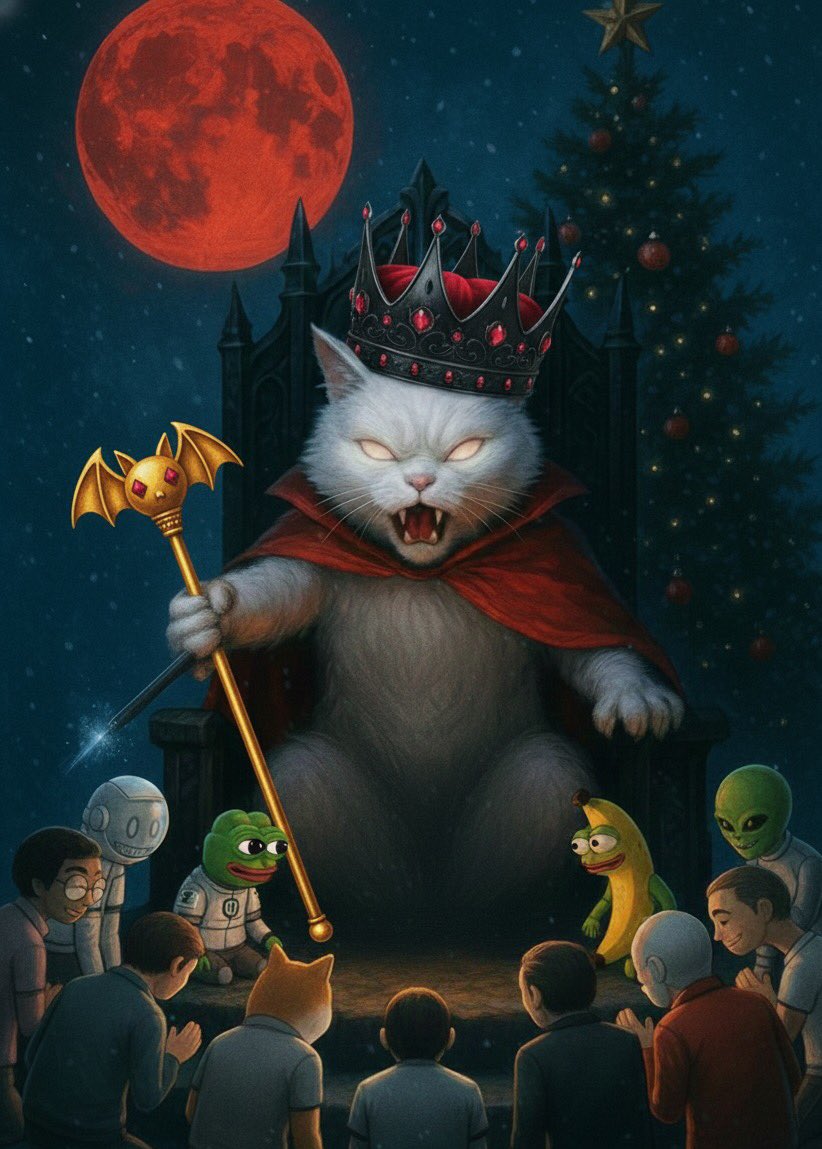 Okarunofweb3's tweet image. $VCC is levitating above the competition and aiming for the blood moon. 

If you missed the early action, you&apos;re still early for the reign. 

The throne awaits!

A new era of meme supremacy is here.

Don&apos;t fade the purrrrfection.

@KyennMark 
@VampCatCoinSOL 
#VCCARTCONTEST