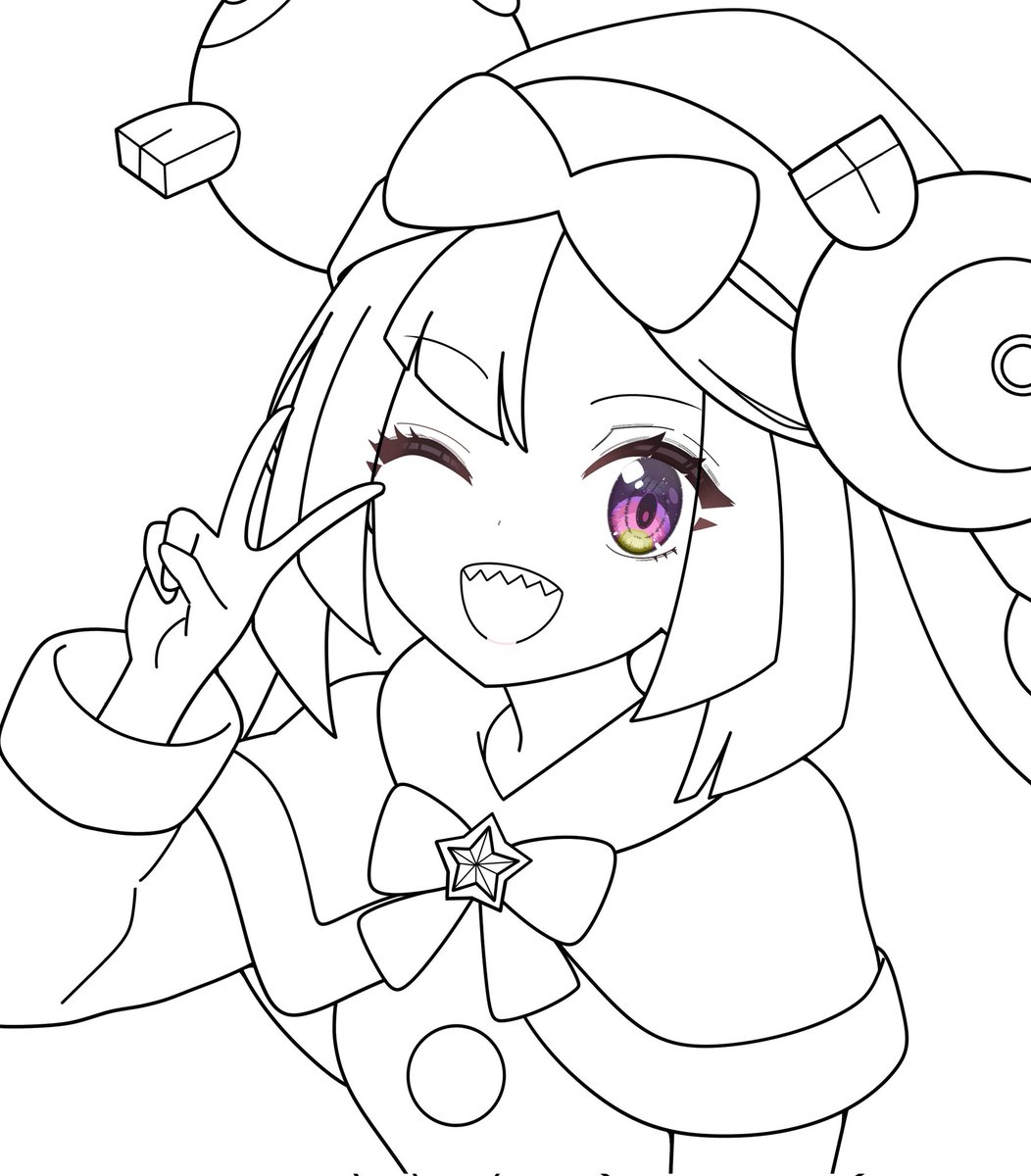#イラスト 途中経過です
近いうちに完成したやつ投稿します✨