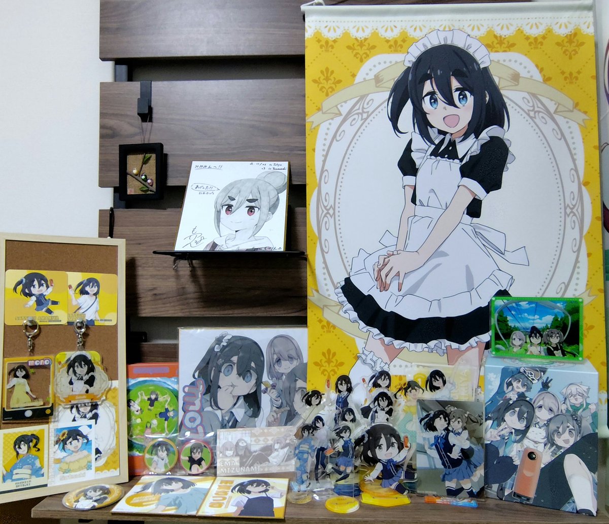monomimimi's tweet image. さっちゃんグッズめっちゃ増えた✨