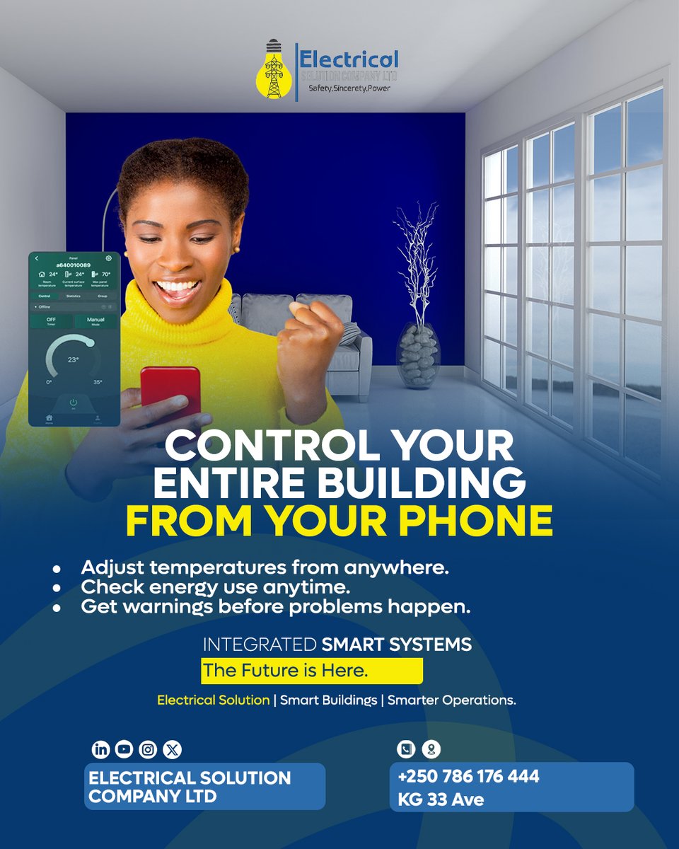 electricalsoltd's tweet image. You can order food, book transport, and manage your entire life from your phone.
So, why are you still manually adjusting building systems, as if it were 1995?
#MEPInnovation #ElectricalSolution #SmartTechnology #MEPengineering