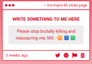 I DON'T KNOW WHO YOU ARE, YELLOW BLUE GREEN, BUT I WILL KEEP ON KEEPIN' ON.