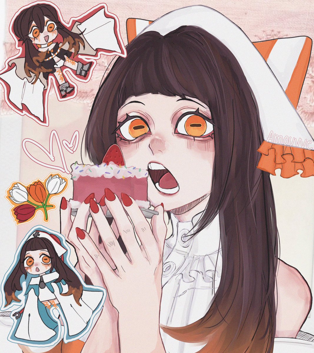 amouvve's tweet image. happy birthday, princess amo 🎂🌷
#GACHIAKUTA #gachiart