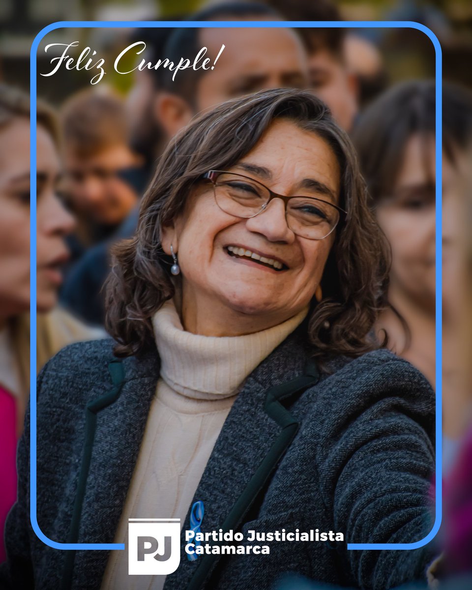 Celebramos hoy el cumple de nuestra presidenta, <a href="/LuciaCorpacci/">Lucía Corpacci</a>.
Una compañera que guía con convicción, sensibilidad y un compromiso inquebrantable con nuestra gente.
Gracias por seguir marcando el camino!.