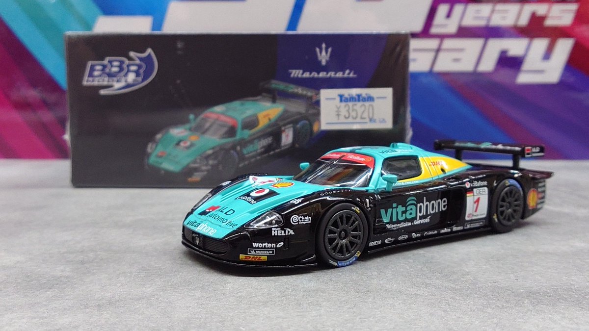 ミニカー新作入荷🚗💨💨💨 #BBR 1/64 マセラティ MC12