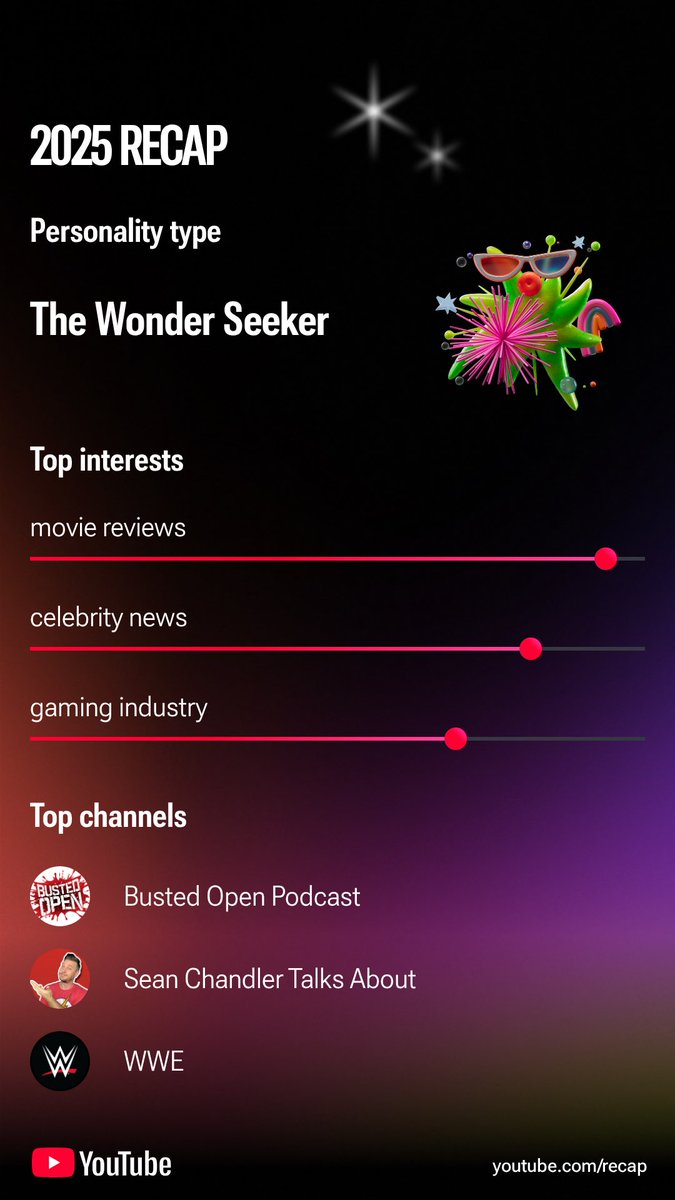 CarterKlusmeyer's tweet photo. My YouTube 2025 Video Recap is in and I will make individual posts dedicated to each channel I matched to. I thought this was cool to get for the first time. Thanks @YouTube! https://t.co/pXznQ9StsJ