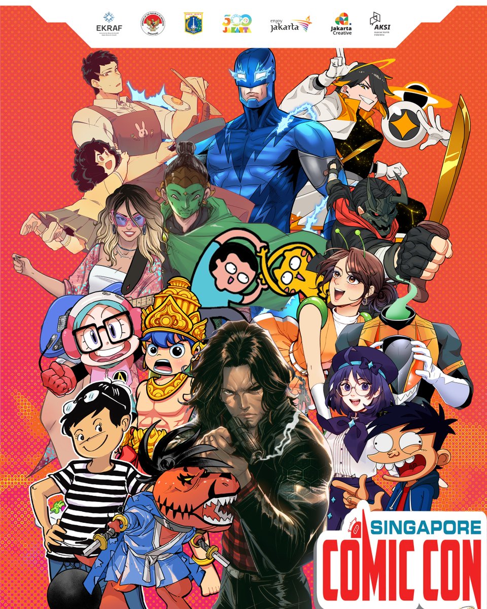 GetterStudio's tweet photo. Singapore Comic Con, we’re cominggg 🥳
We are on the booth L1-A09 on Indonesia Pavillion

Singapore Comic Con 2025
5-7 Desember 2025
Marina Bay Sands Expo Singapore

#sgcc #singaporecomiccon #getterstudio #asosiasikomikindonesia #komikindonesia #silentears #aisha #aishatomodachi https://t.co/cQnXr2HSp0
