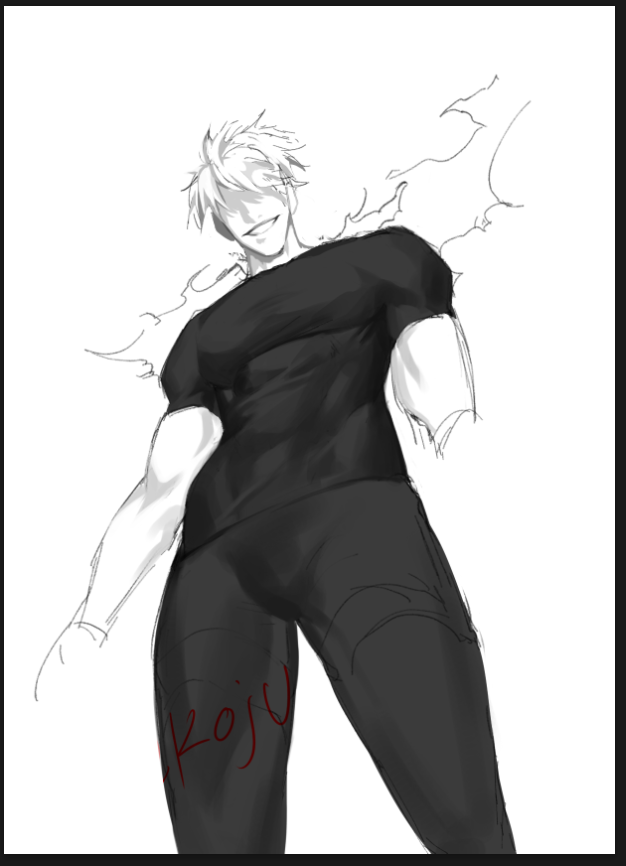 __koju_'s tweet photo. #GojoSatoru #wip #jjk #jjkfanart https://t.co/wJzwQHYQEJ