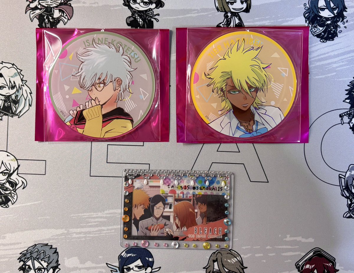 BLEACH アクリルコースター 護廷高校 白砂女子 交換・譲渡】BLEACH WORLD カフェ アクリルコースター 護廷高校＆白砂