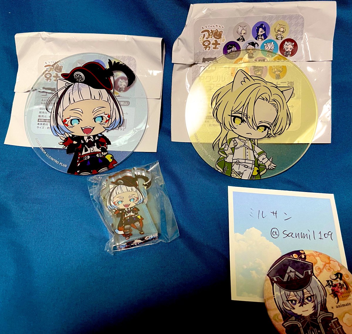 【交換】刀剣乱舞　刀猫男士　刀猫　アクリルブロック　アクリルコースター

譲：九鬼　富田
求：雲次

郵送希望です。
何卒宜しくお願いします。