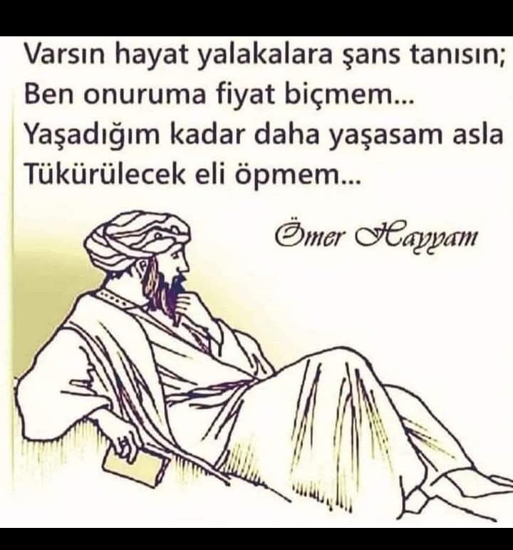 bahar_serdal's tweet photo. ÖMER HAYYAM
1048-1131 yılları arasında yaşayan İranlı ünlü şair, yazar, matematikçi, filozof ve astronom Ömer Hayyam 
Ölüm Yıldönümü Anısına Saygıyla
Doğum tarihi: 18 MAYIS 1048, 
Nişabur, İranÖlüm tarihi ve yeri: 4 Aralık 1131, 
Nişabur, İran
Celladına aşık olmuşsa bir millet https://t.co/rcOWHv85uX