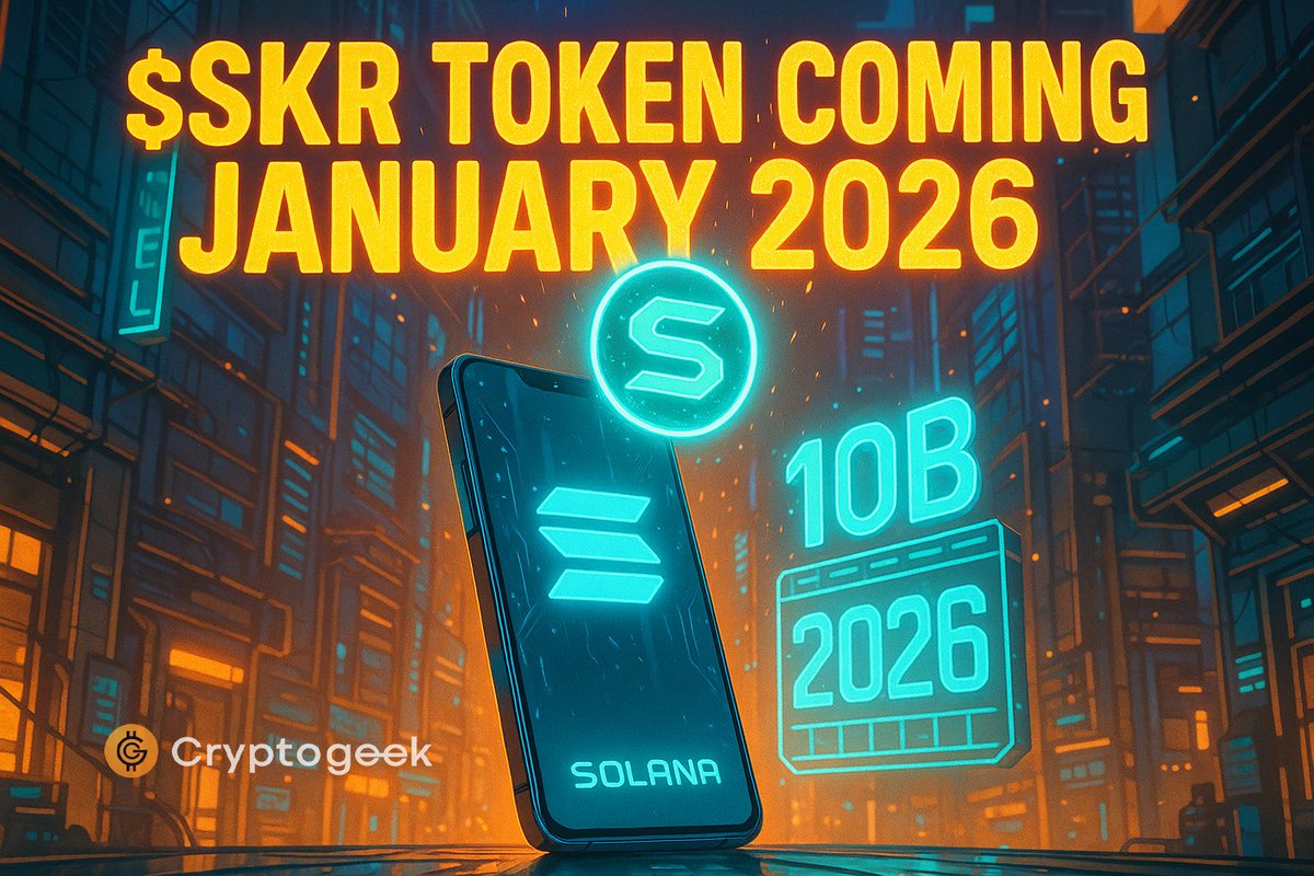 the_Cryptogeek's tweet image. Solana Mobile just dropped a bombshell 🚨
$SKR token coming Jan 2026 with a massive 10B supply — are we about to see a new Solana ecosystem meta? 👀
Is this the next big airdrop hunt or just another farm-and-dump?
#SolanaMobile #SKRlaunch @Solana