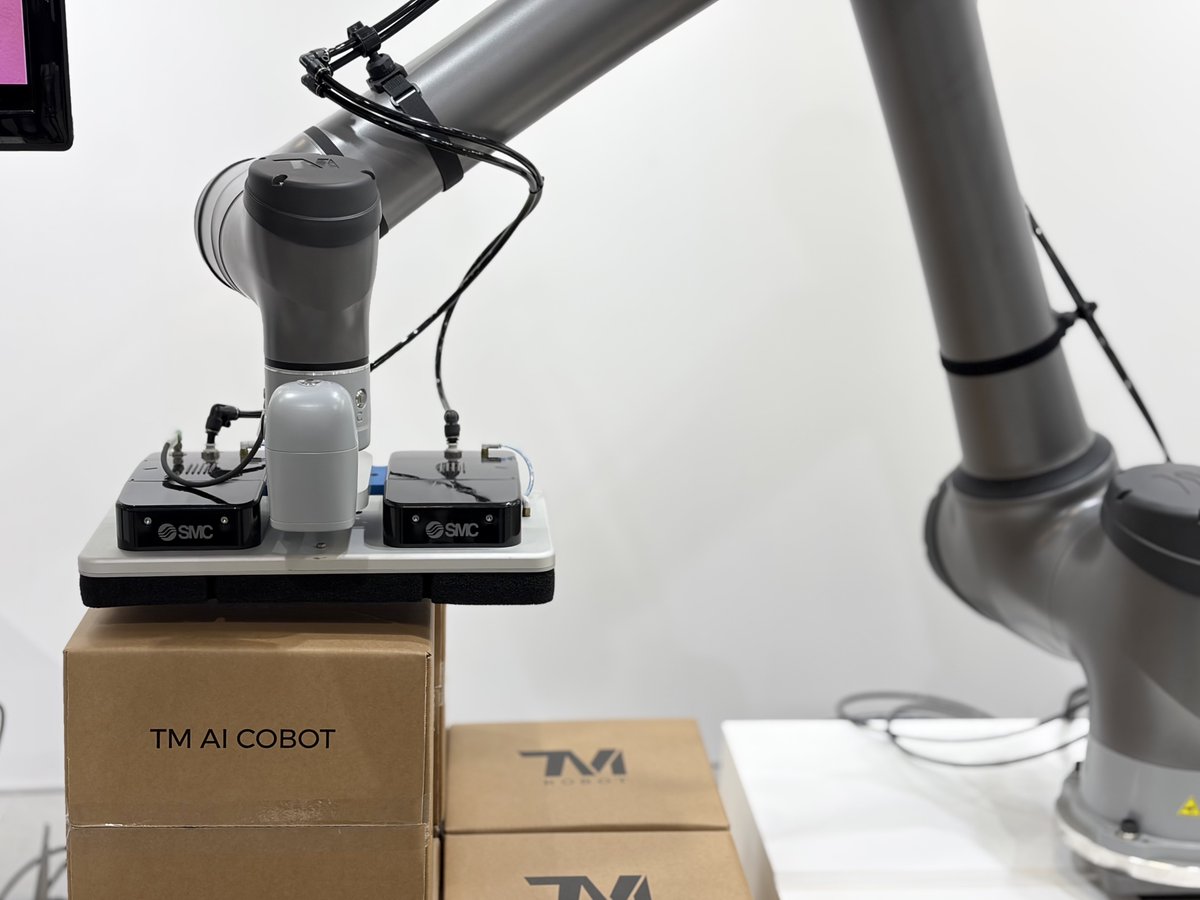 techmanrobot's tweet image. The countdown is on—2️⃣ days left before #iREX2025 ends.
Instant Palletizer shows how the TM25S combines power, reach, and intelligence to keep production running.
With quick setup and built-in vision, automation starts fast.