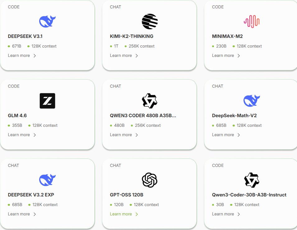 WickieZeng's tweet image. If you can get ＄40 free credit  to use these open models.
Which one will you try.
#OpenSource #API_integration