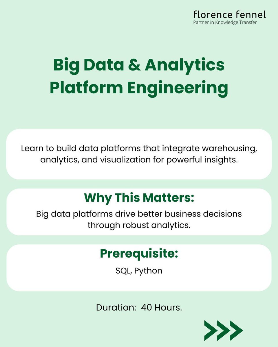 Florence4Growth's tweet image. Looking to level up your data engineering and cloud development skills?

Whether you want to drive data insights or build robust cloud apps, these courses give you hands-on skills employers are looking for.

#BigData #DataEngineering #CloudDevelopment #FullStackDev #TechSkills