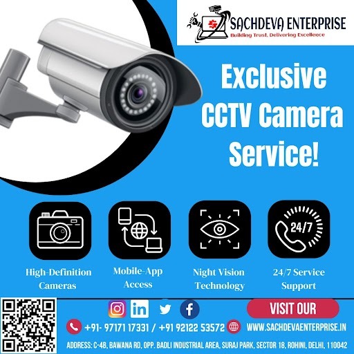 SachdevaEnterpr's tweet image. 🔒📹 Sachdeva Enterprises
Your Exclusive CCTV Camera Service Partner!

Protect what matters most with trusted, high-quality surveillance solutions. 
.
📞 Call Now: +91-9717117331/ 9212253572
🌐 Visit Us: sachdevaenterprise.in
.
#SachdevaEnterprises #CCTVCamera #SecuritySolution
