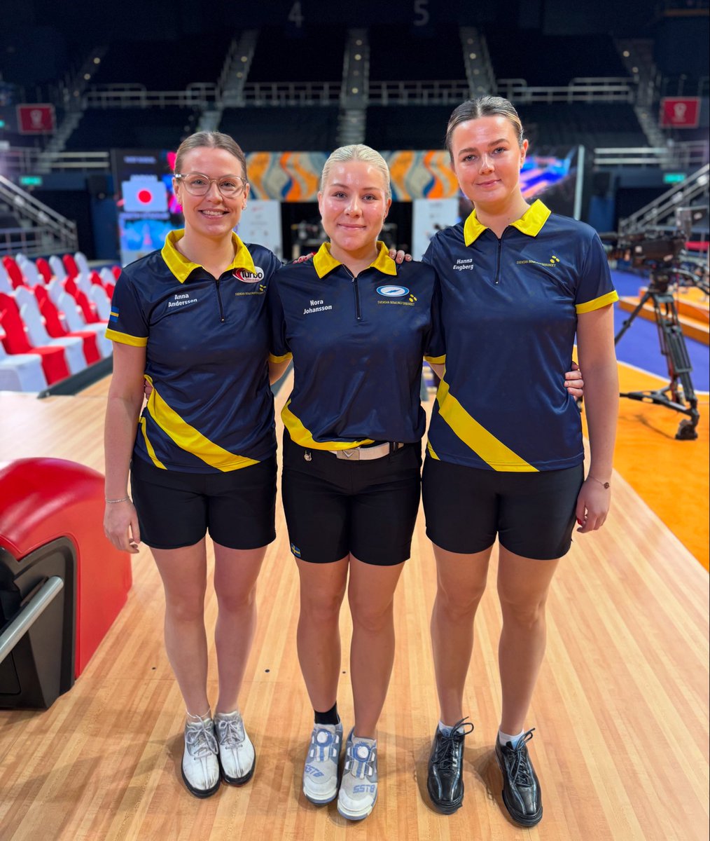 Anna Andersson, Nora Johansson och Hanna Engberg tar VM-brons i 3-manna 🥉🇸🇪 

Det blev tyvärr förlust i semifinalen mot Japan med 2-0.