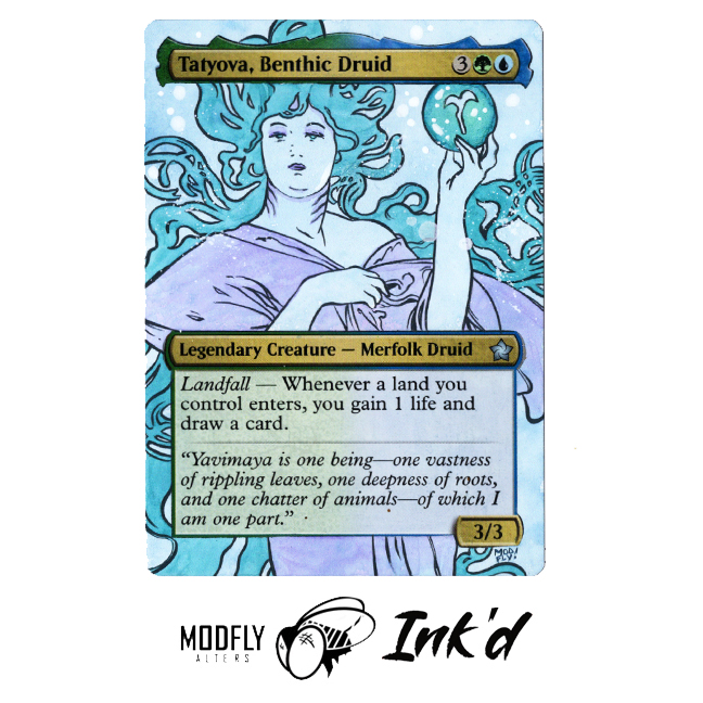 Modflyalters's tweet image. Mucha Tatyova, Benthic Druid
24 hour auction here:
ebay.com/itm/1470081073…